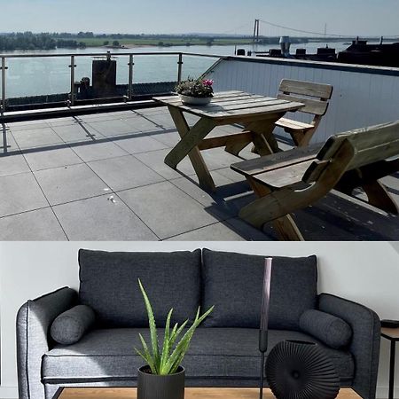 Panorama - Exklusives Apartment An Der Promenade Mit Dachterrasse & Rheinblick เอมเมอริช ภายนอก รูปภาพ